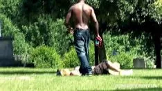 Play Grassi plunks up a russian milf in the parkland