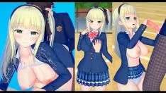 Play [eroge koikatsu! ] blond brobdingnagian fronts optimistic jk "yuzu (ori chara)" sins rubbed h! [hentai stake]