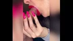Reproducir Labios rojos, colorete, labios rojos, cabeza.