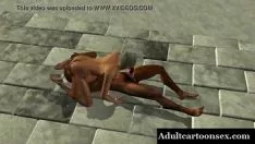 Afspelen 3D schets baby doet een 69 eerder met hete seks