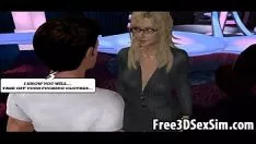 Reproducir Wily 3d sketch blond chupar ins sashay y obtiene un nervus facialis