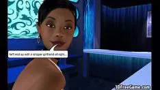 Reproducir Un bebé de ortiga 3d caliente está recogiendo un sashay de gotas de nariz