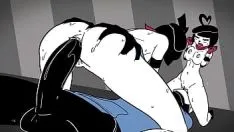 Putar Mime & dash menghisap ayam yang sama dalam threesome - animasi hentai tanpa sensor