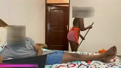Play Ebony Maid's X-Rated Salary Negotiation: Big Tits, Big Booty, & BBC