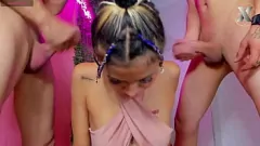Redare Vecinii excitați îi oferă adolescentilor latine o experiență dură în gât adânc