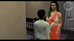 Jouer Tuteur privé Indian Fuck Animation : gros seins, gros cul, creampie